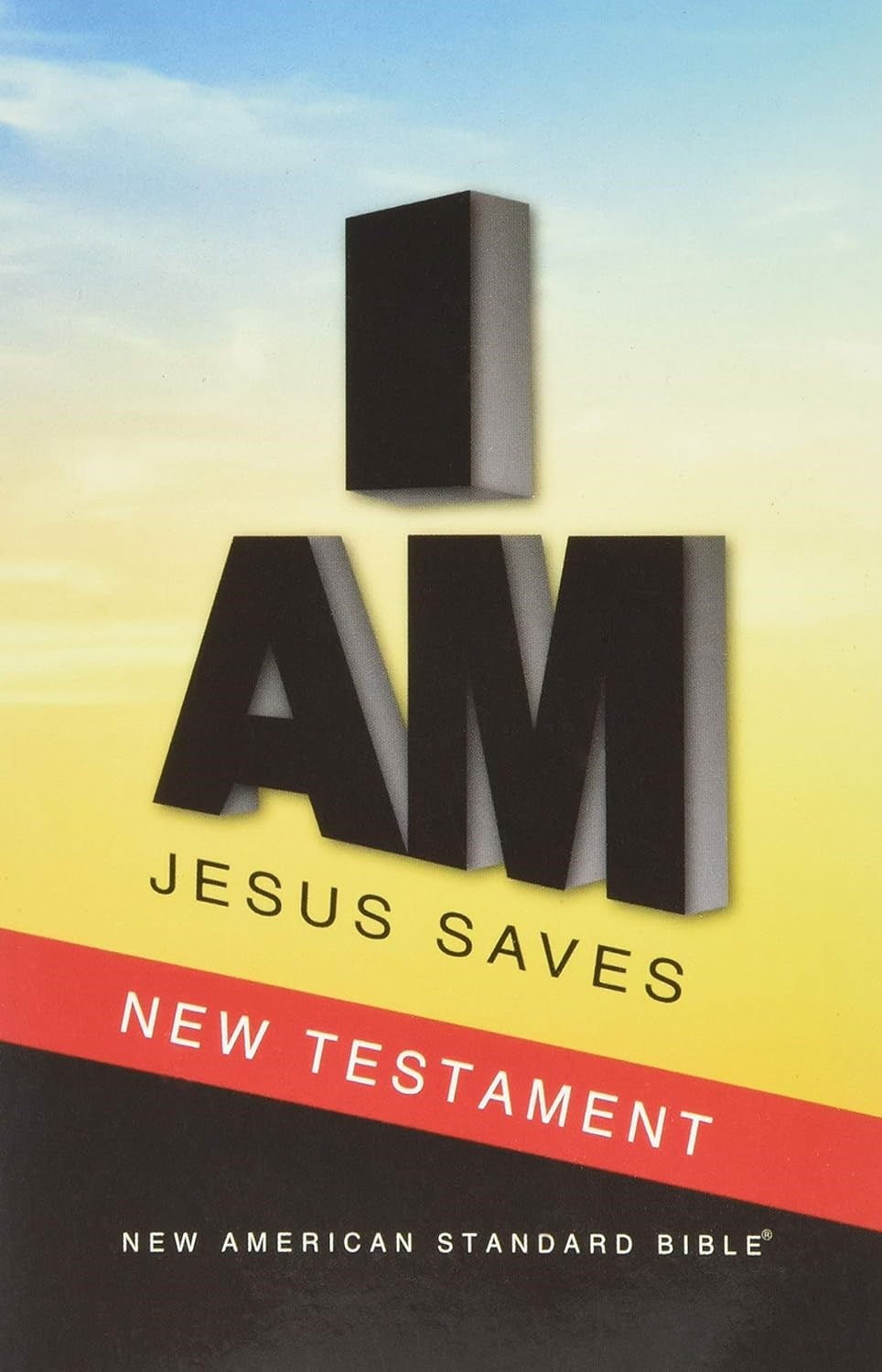 NASB 2020 I Am Jesus Saves New Testament-Softcover