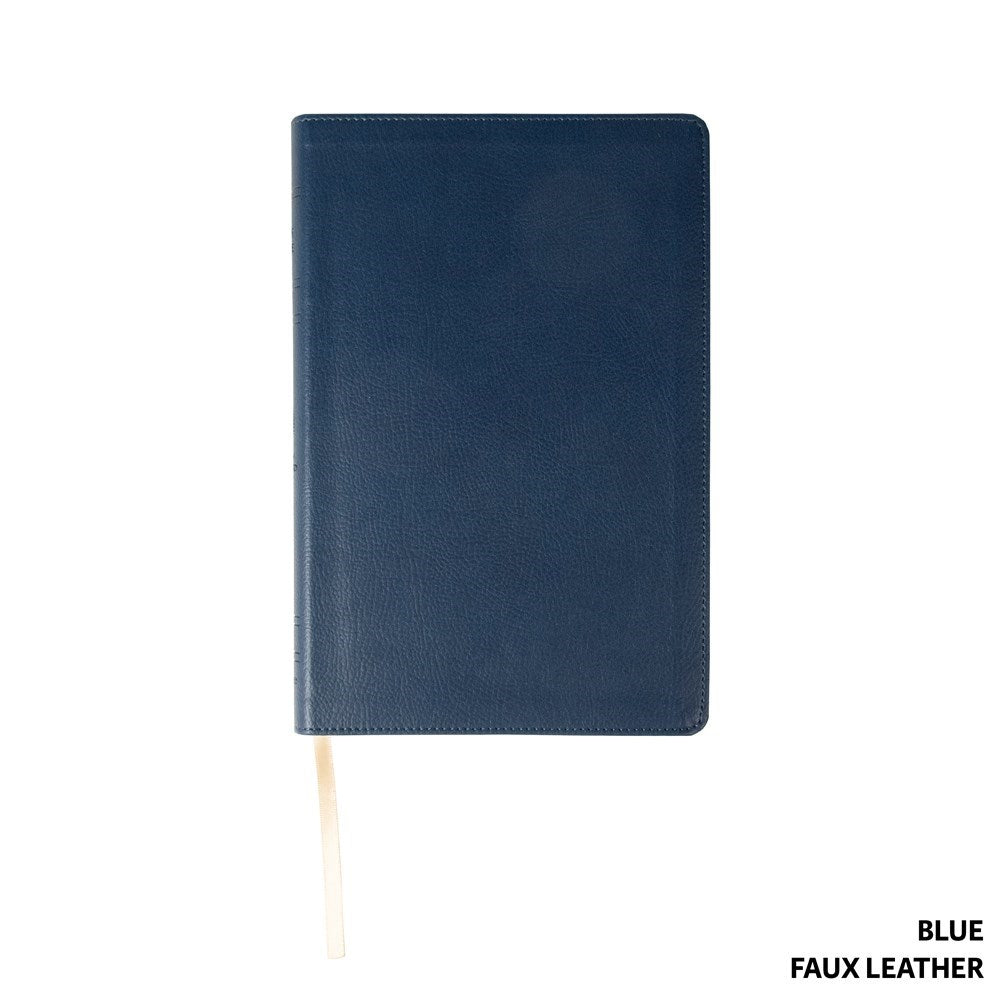 LSB Legacy Standard Bible 2 Column Verse-By-Verse Bible-Blue Faux Leather