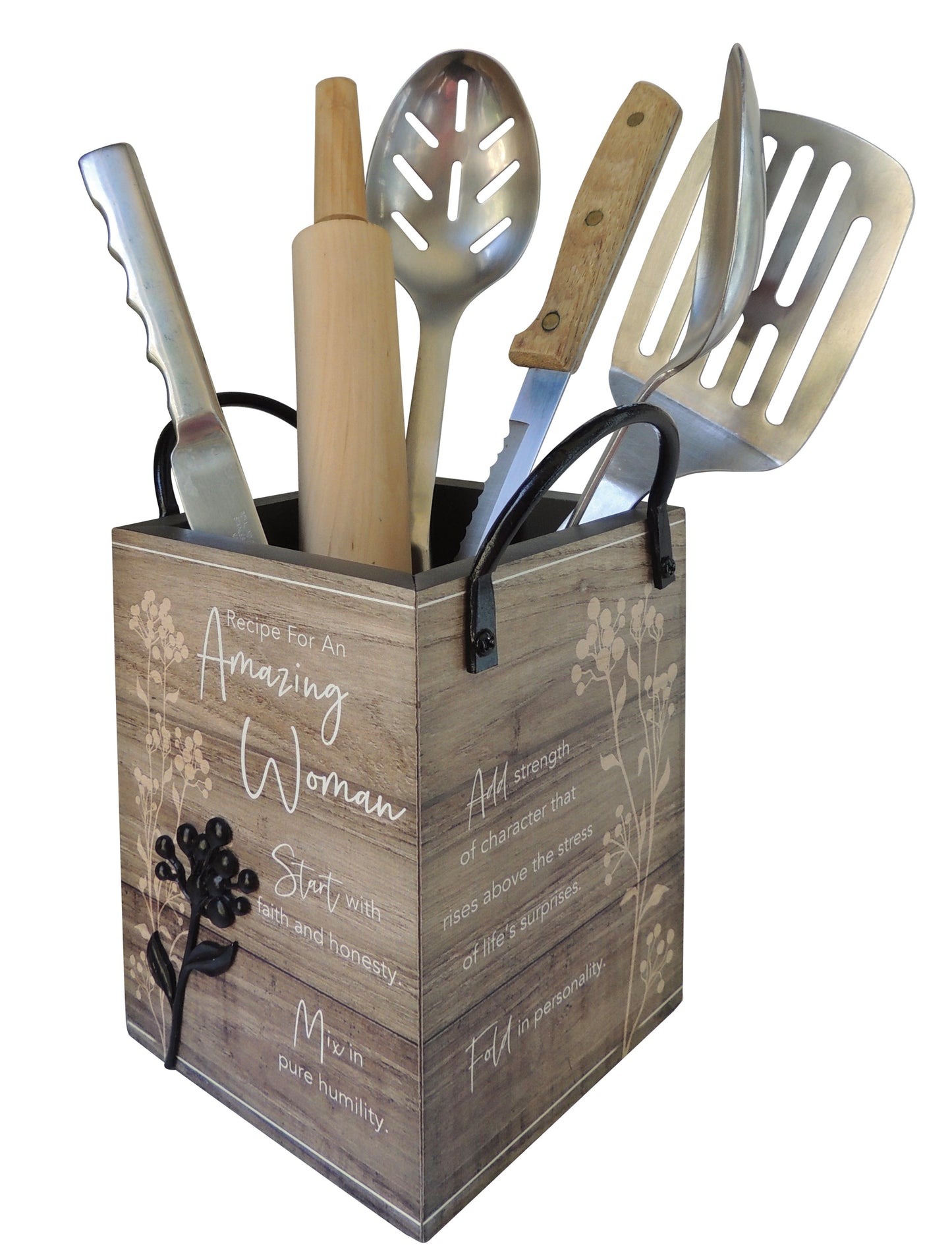 Utensil Holder-Amazing Woman
