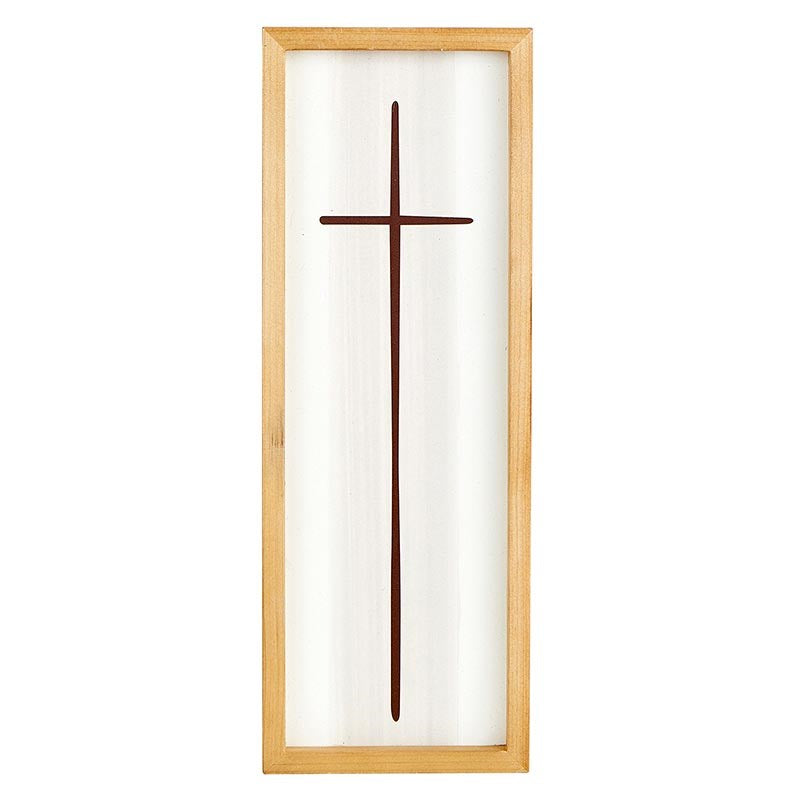 Framed Cross-Cream (4.53" x 12.52" x .75")