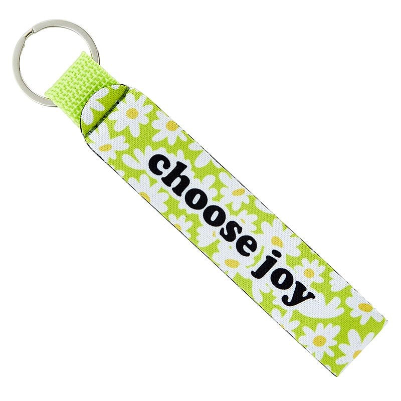 Keychain w/Strap-Choose Joy (6.25"L)