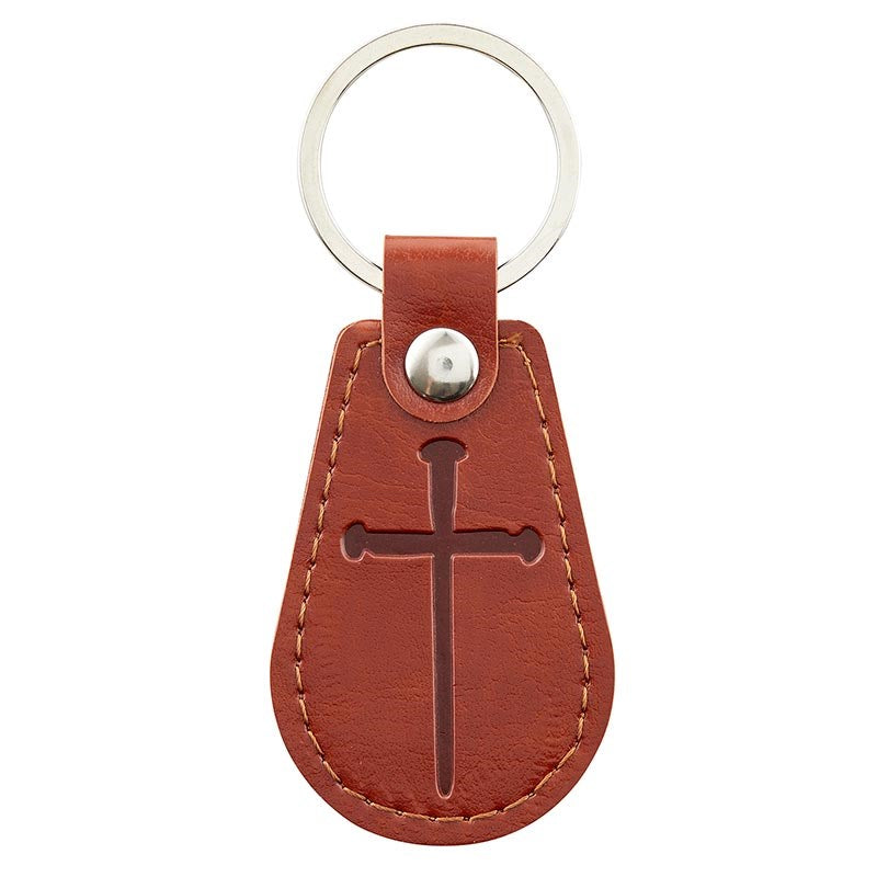 Key Tag-Cross Of Nails (1.25 x 2.5)