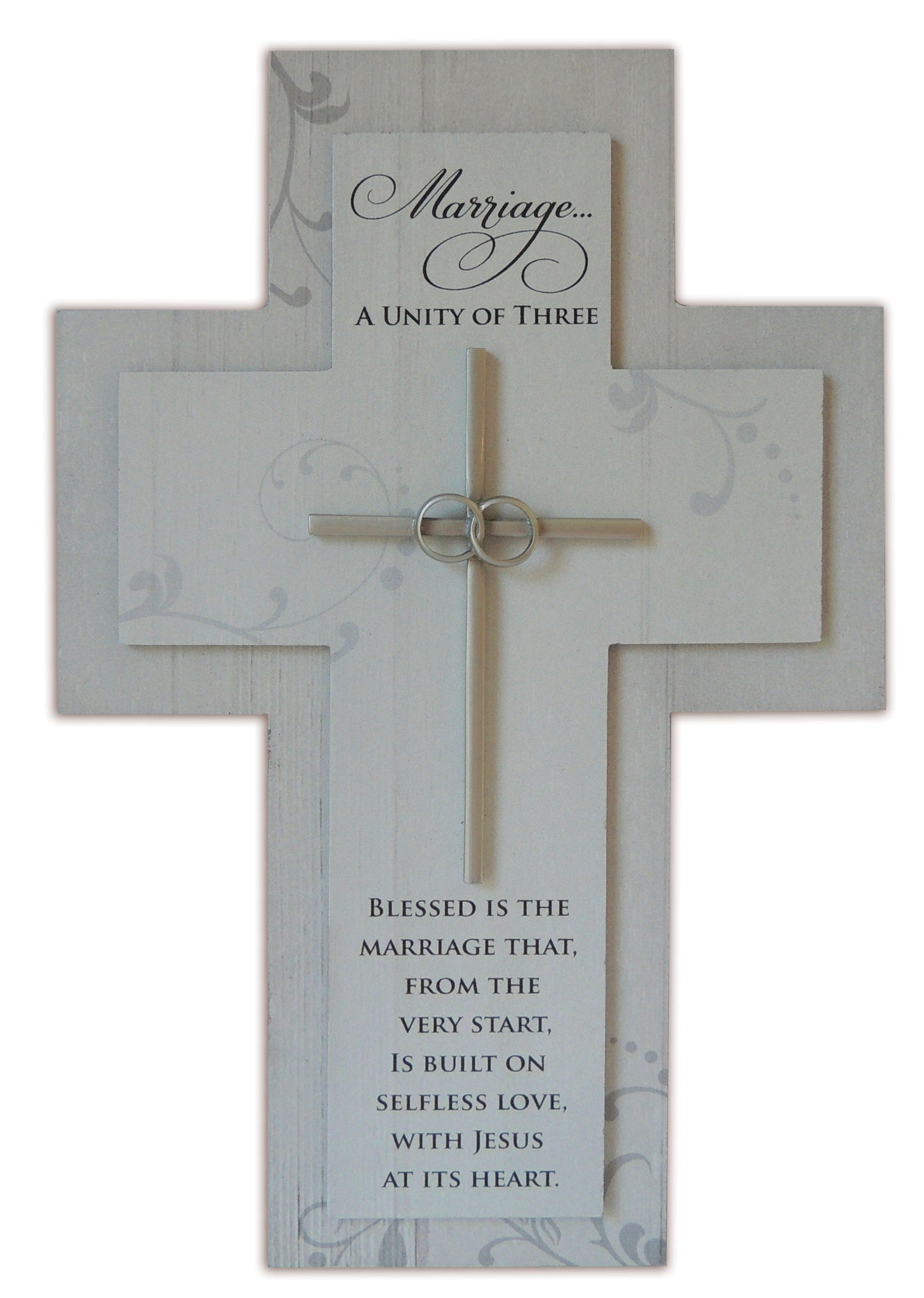 Wall Cross-Marriage/Unity Of Three (10.5")