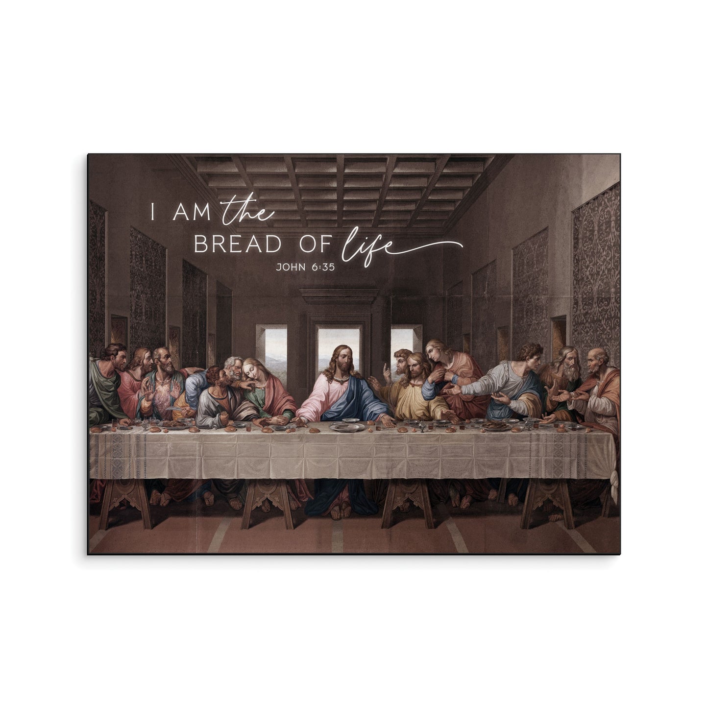 Wall Art Prints-Bread Of Life/Last Supper (16" x 12")