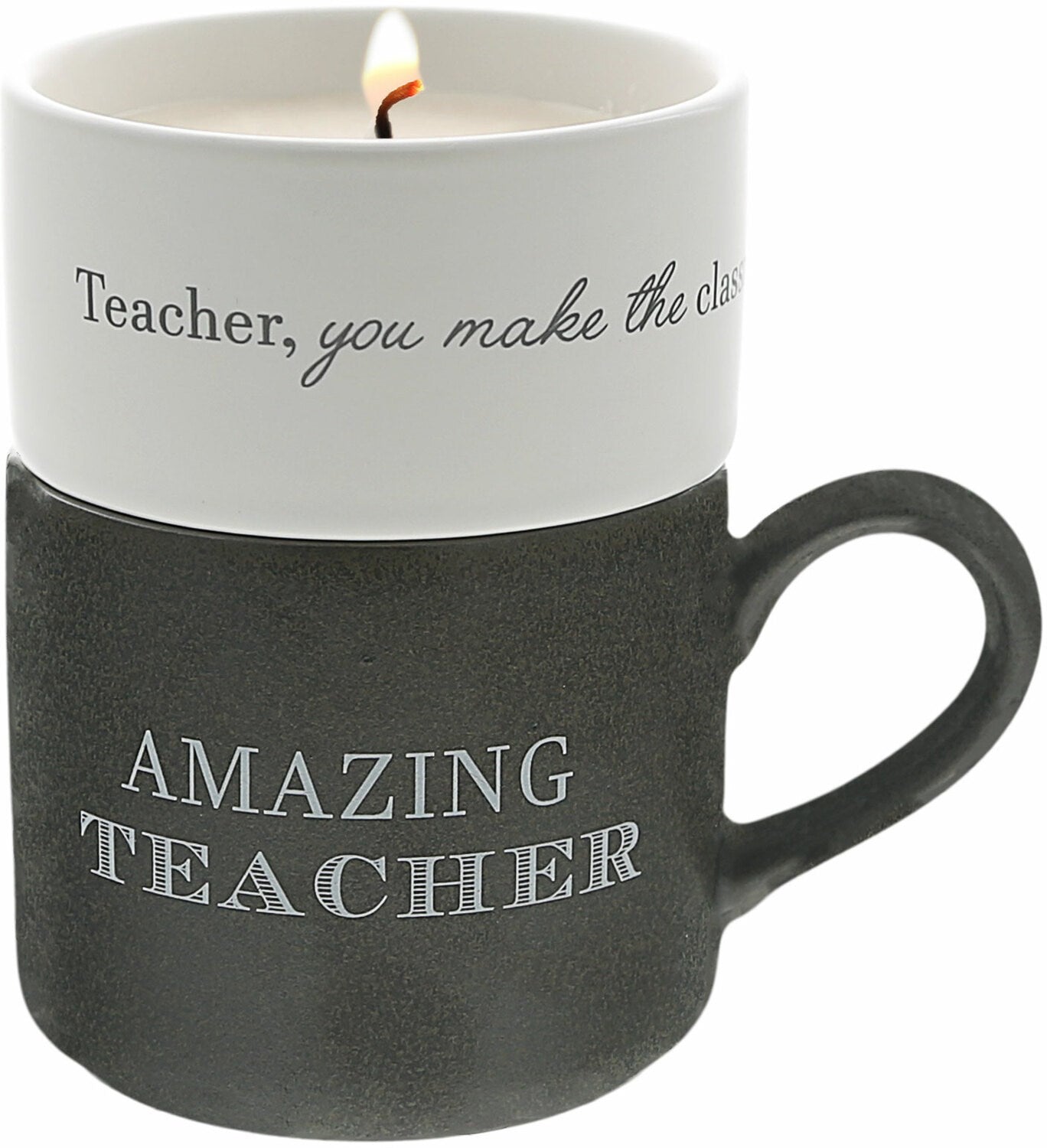 Gift Set-Stacking Mug and Candle-Amazing Teacher