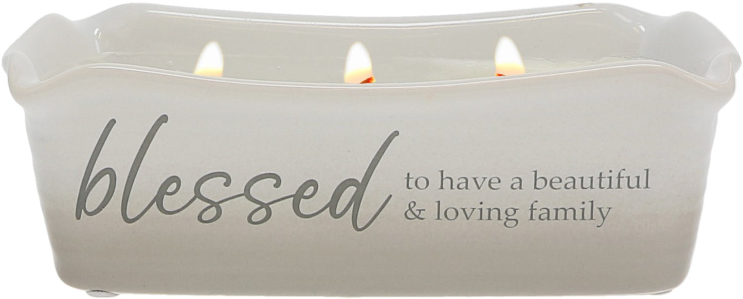 Candle-Blessed To Have Loving Family-Reveal-12oz