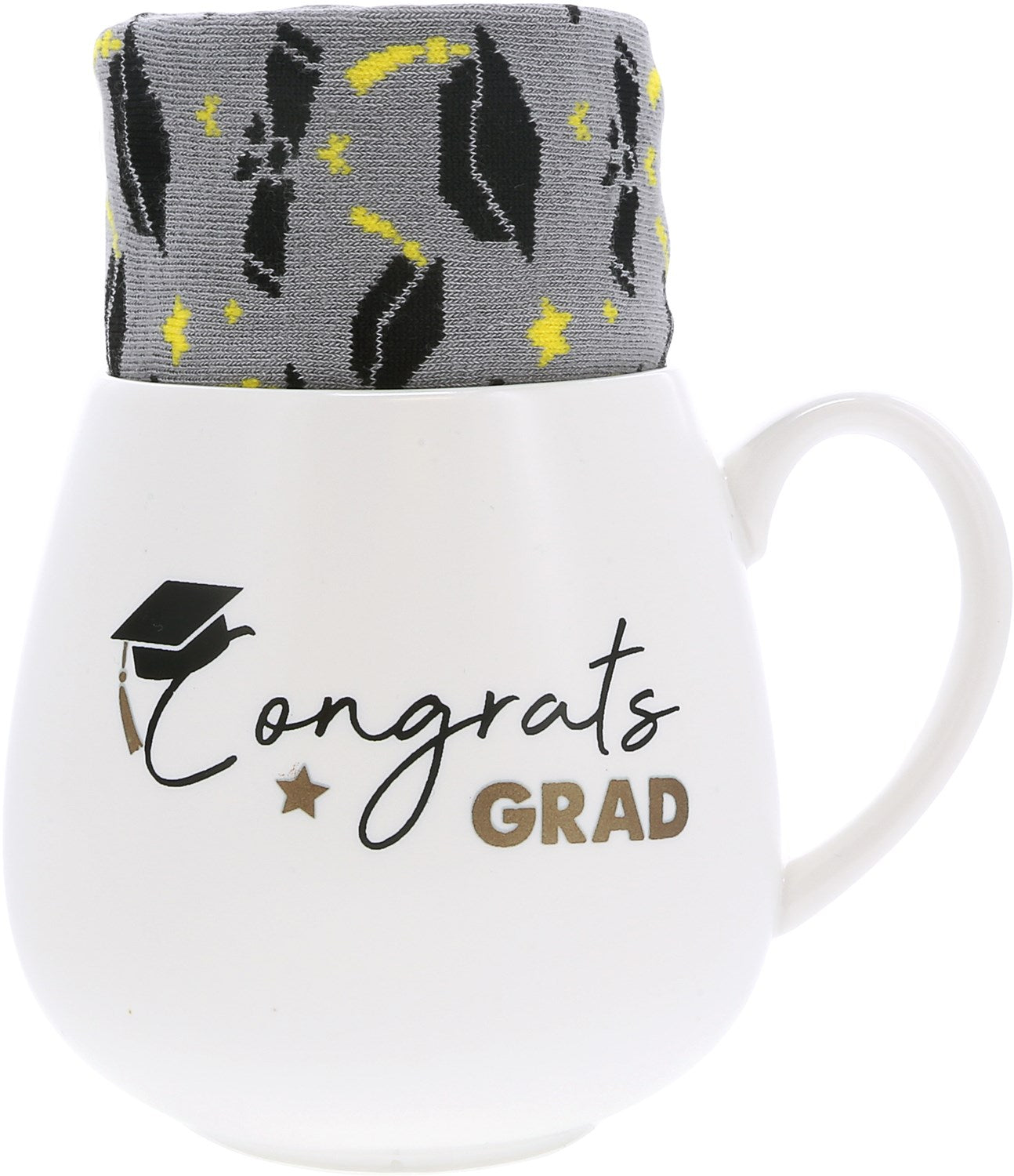 Gift Set-15.5oz Mug And Sock Set-Congrats Grad