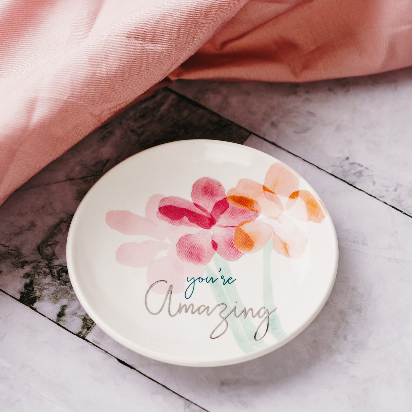 Keepsake Dish-You're Amazing-4"