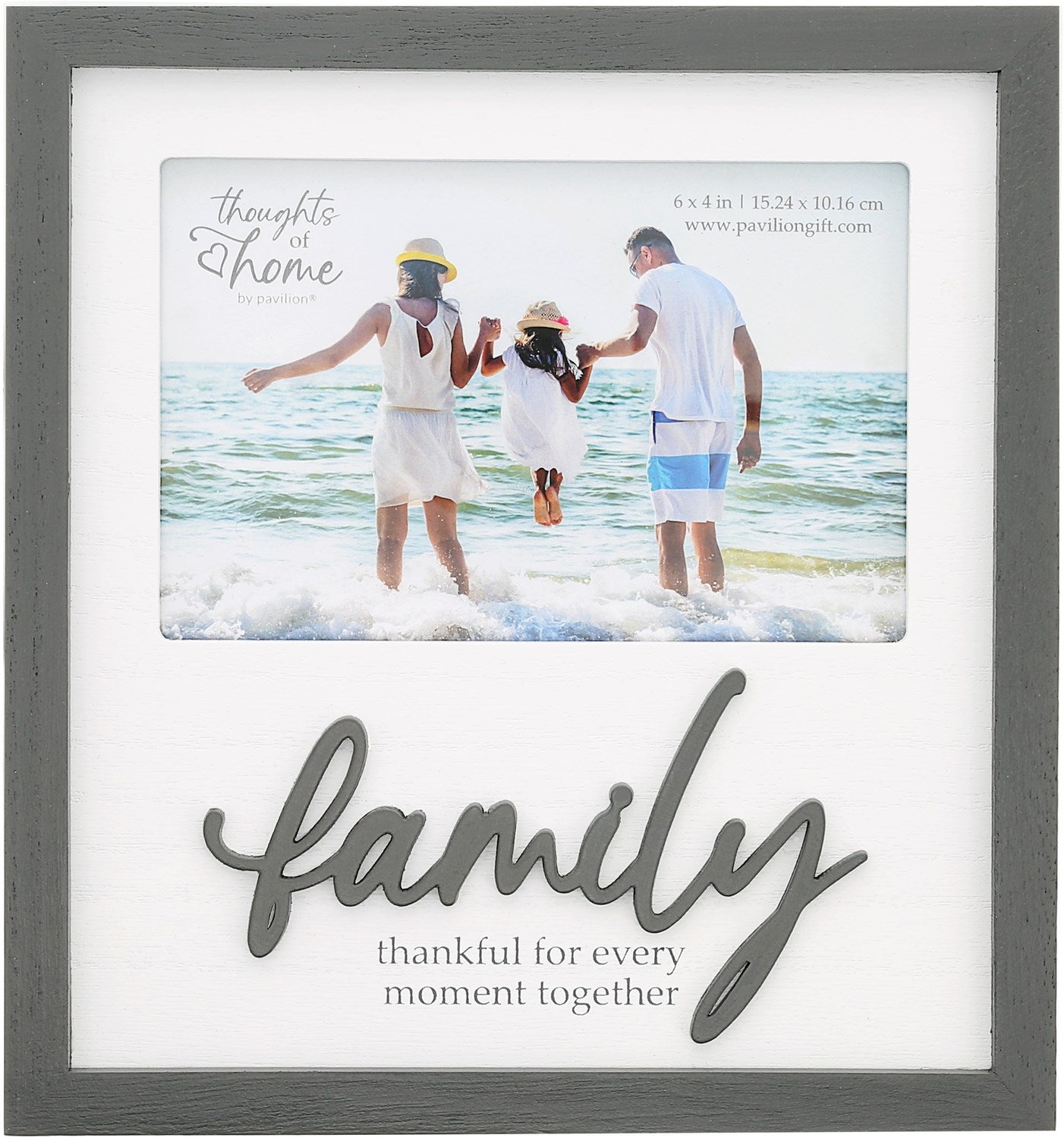 Frame-Family...Thankful For Every Moment-Holds 4x6