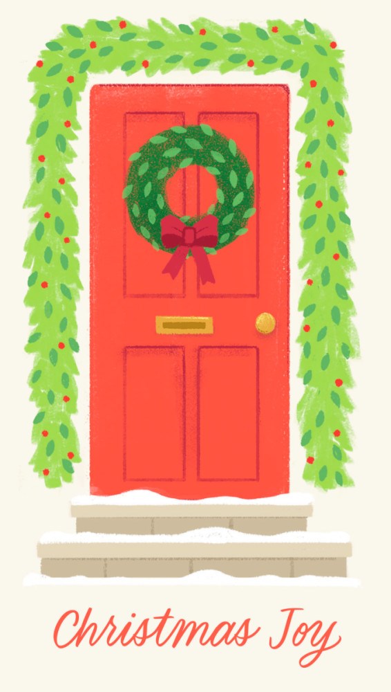 Boxed Card-Christmas-Christmas Joy Tree (Box Of 16)
