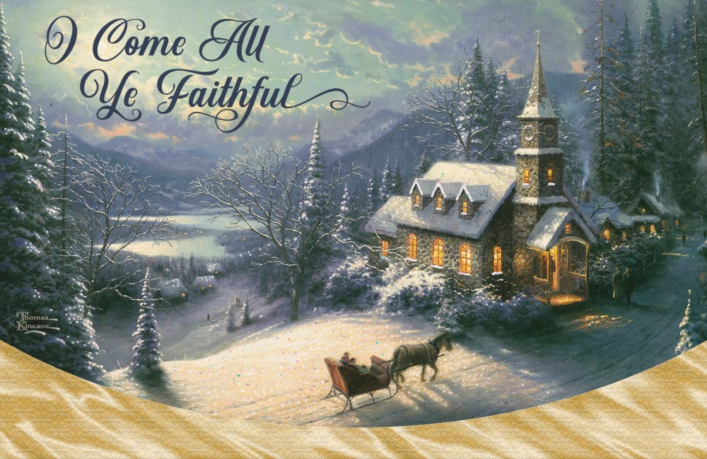 Boxed Card-Christmas-Max Lucado Church-Come All Ye Faithful (Box Of 18) (2024)