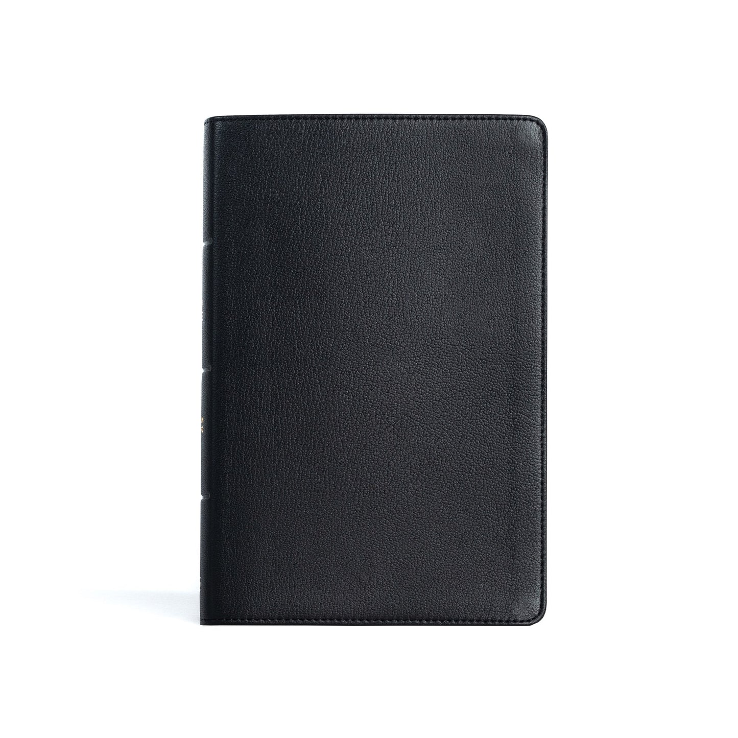 CSB Personal Size Giant Print Bible-Black Genuine Leather Indexed