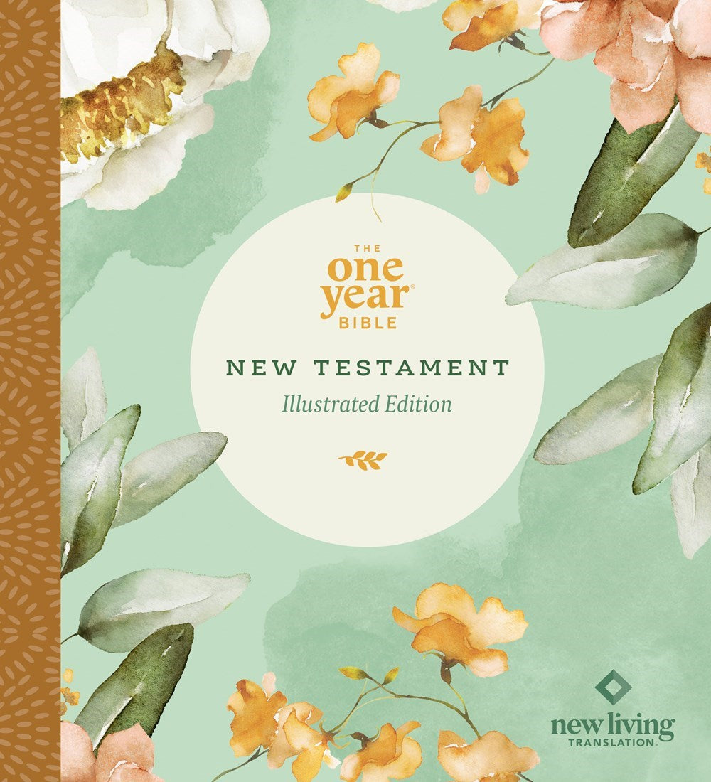 NLT The One Year Bible New Testament-Floral Paradise Softcover