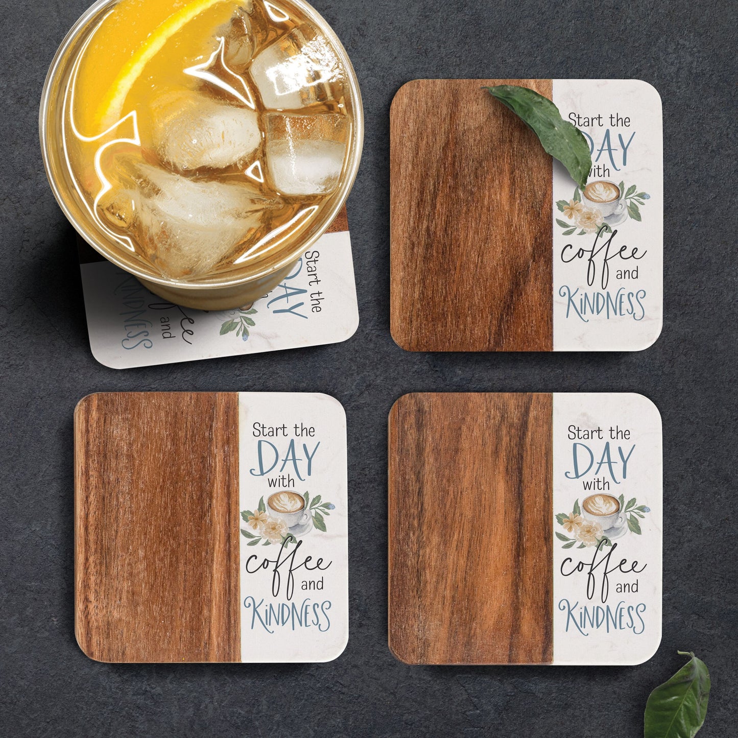 Coaster Set-Start The Day (Pk/4)