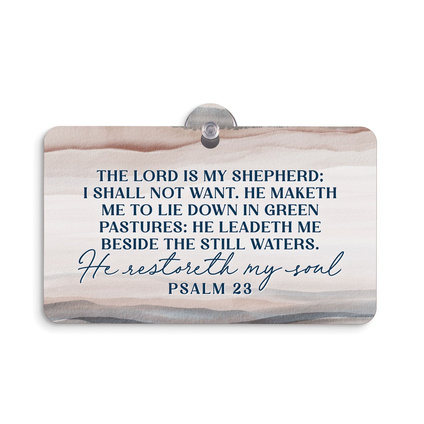 Suction Sign-The Lord Is My Shepherd (5 x 3.5)