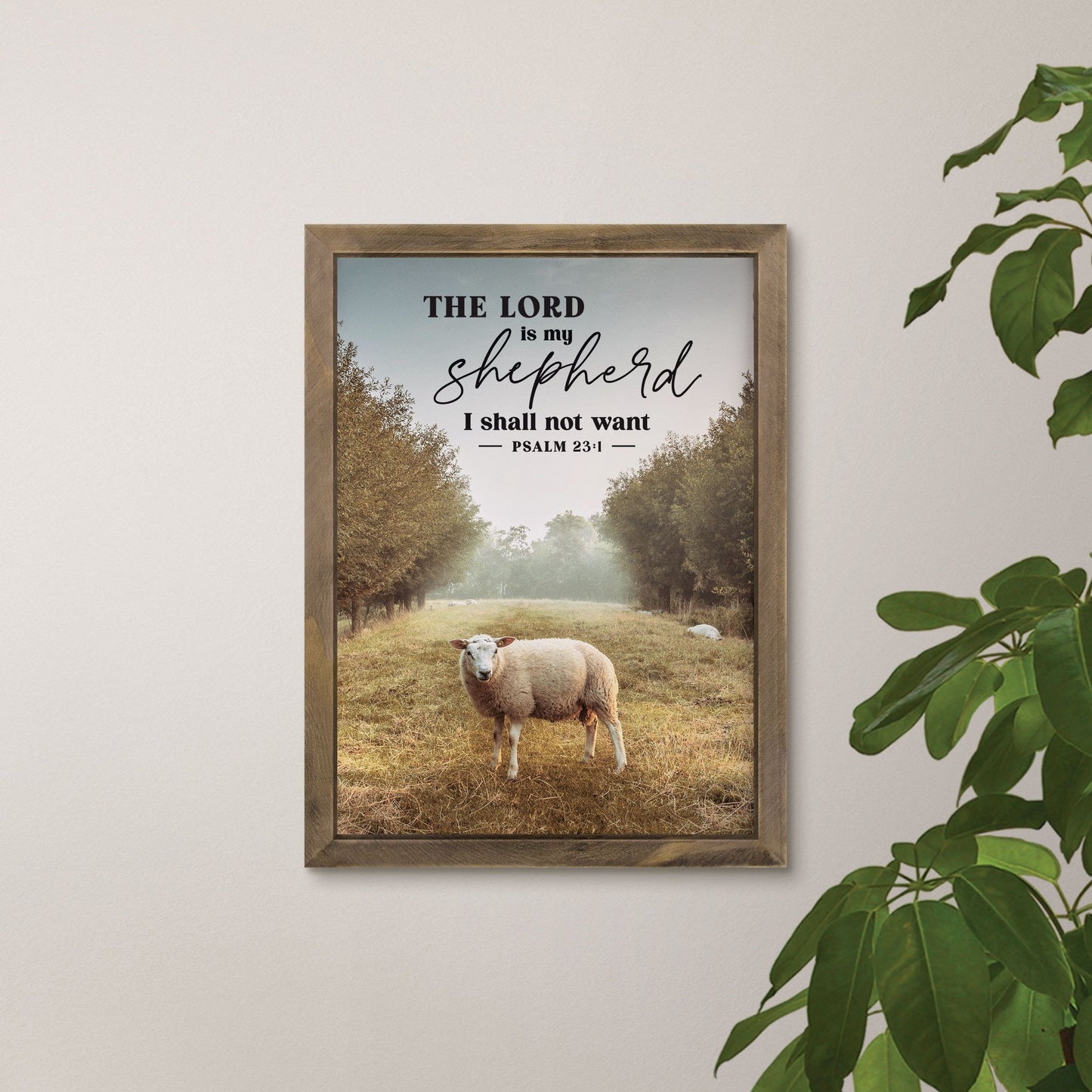 Wall Decor-The Lord Is My Shepherd (13 x 17)