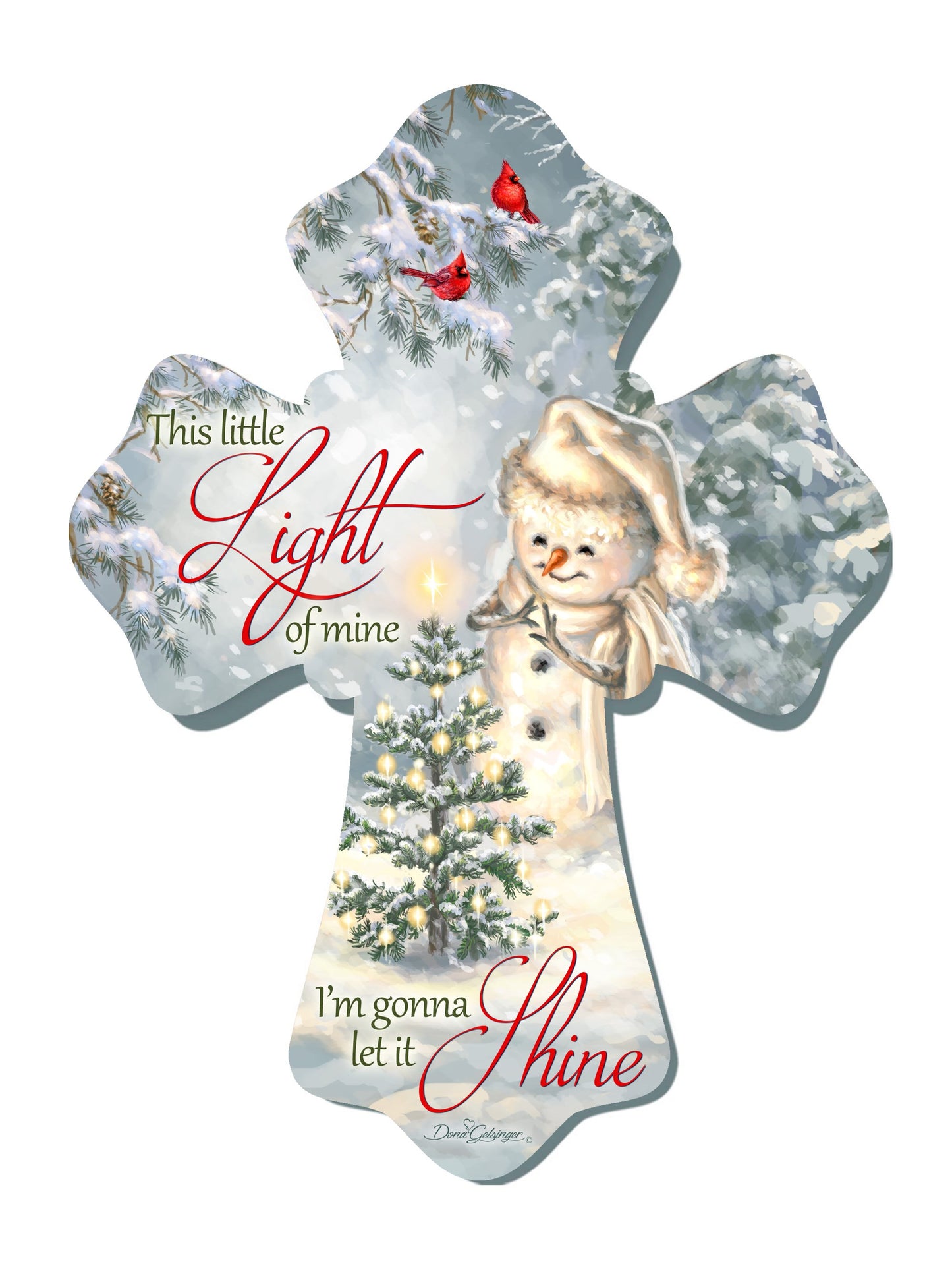 Wall Cross-Little Light Of Mine (6" x 8")