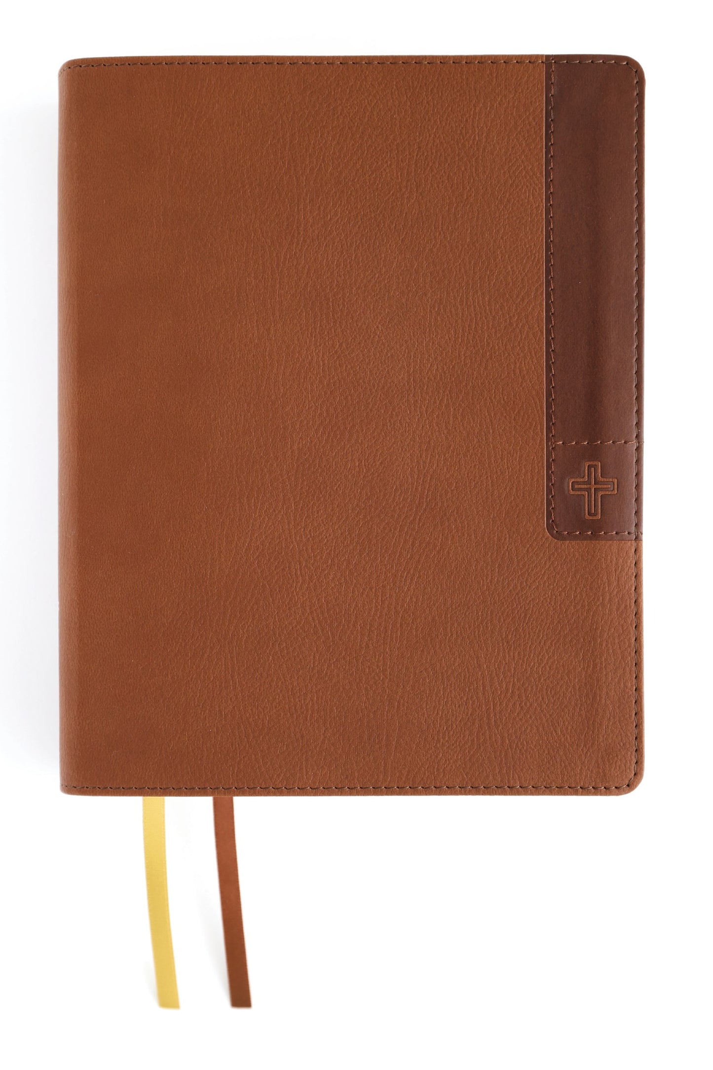 NIV Journal The Word Bible/Large Print (Comfort Print)-Brown Leathersoft