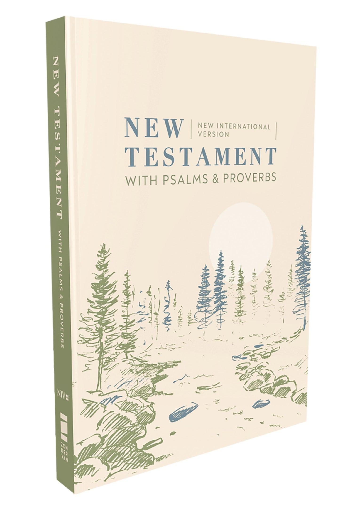 NIV Pocket New Testament With Psalms And Proverbs (Comfort Print)-Tree Softcover