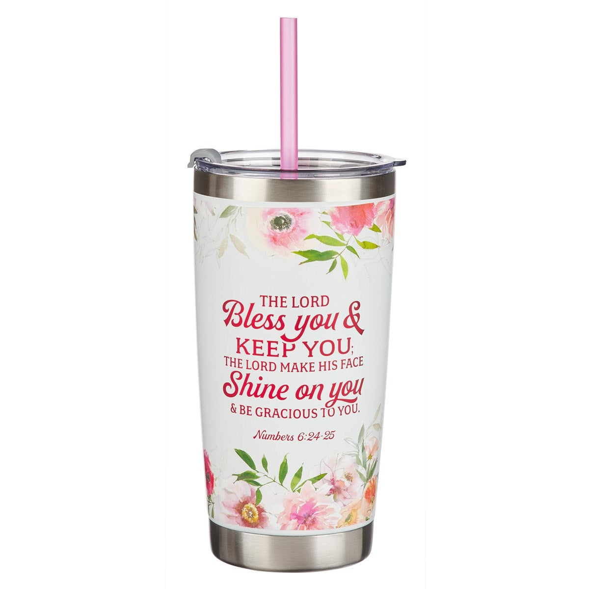 Travel Mug-Floral Mom Num. 6:24