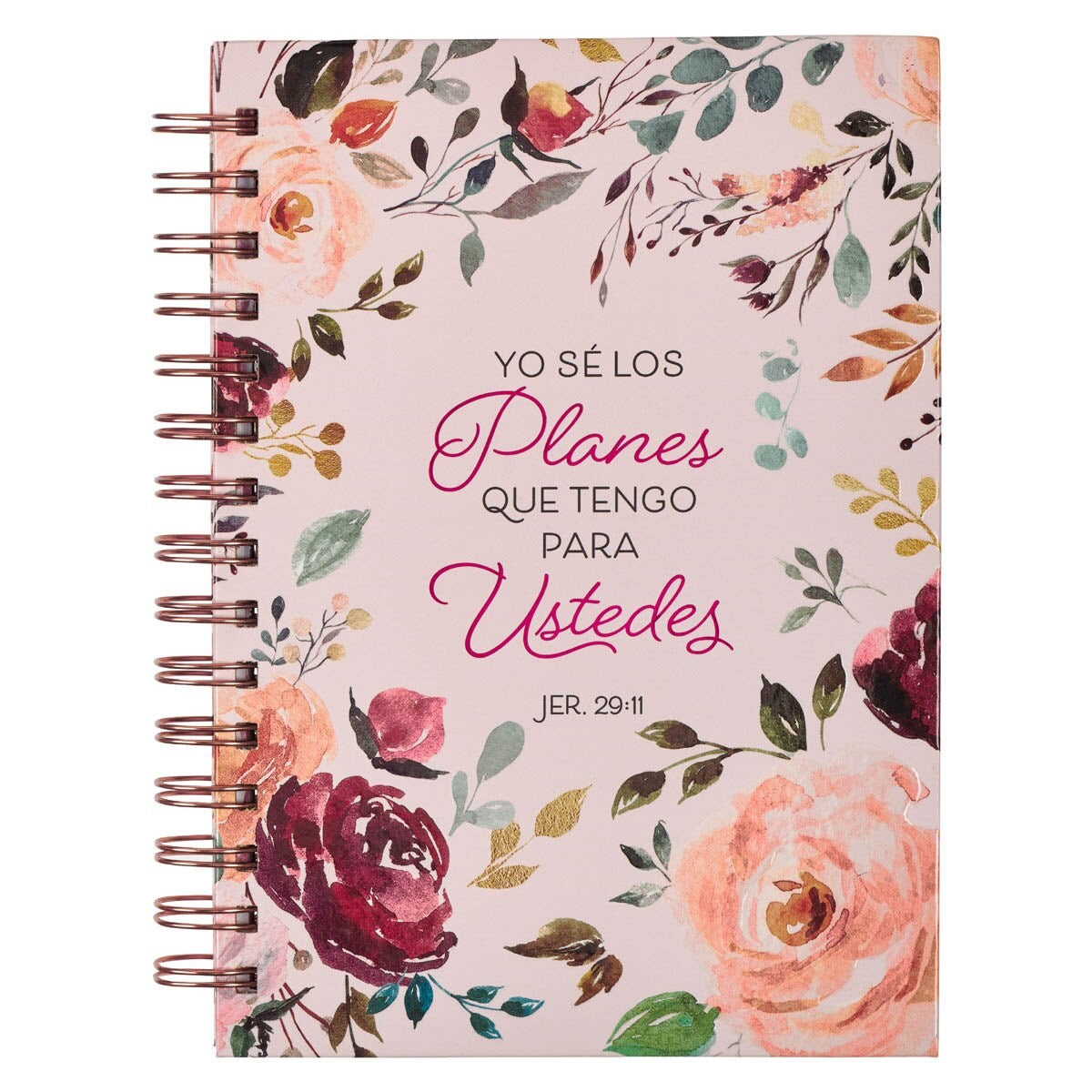 Diario anillado de alambre-Los planes que tengo para ti (For I Know The Plans Wirebound Journal Jer 29:11)
