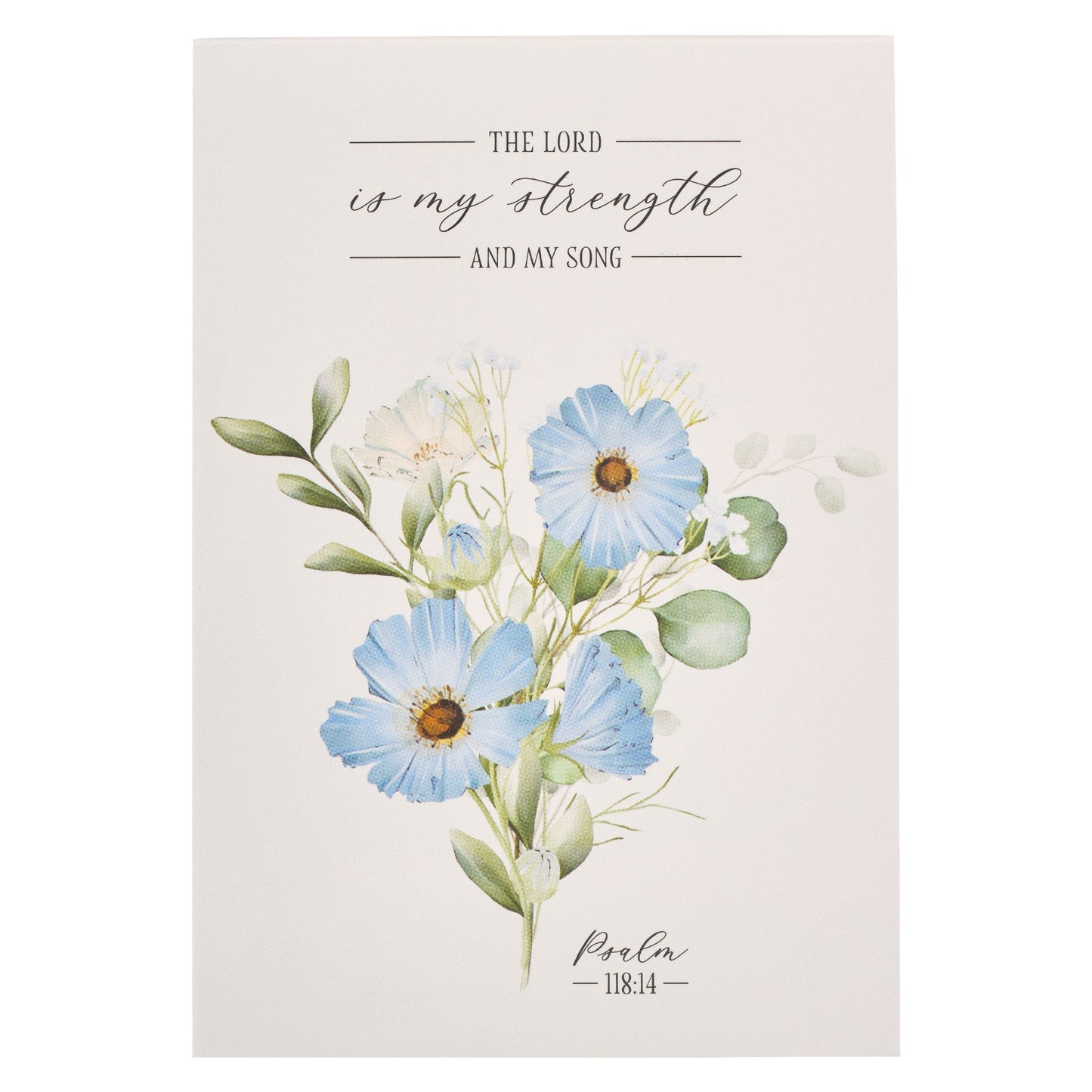 Notepad-Floral My Strength & My Song Ps. 118:14