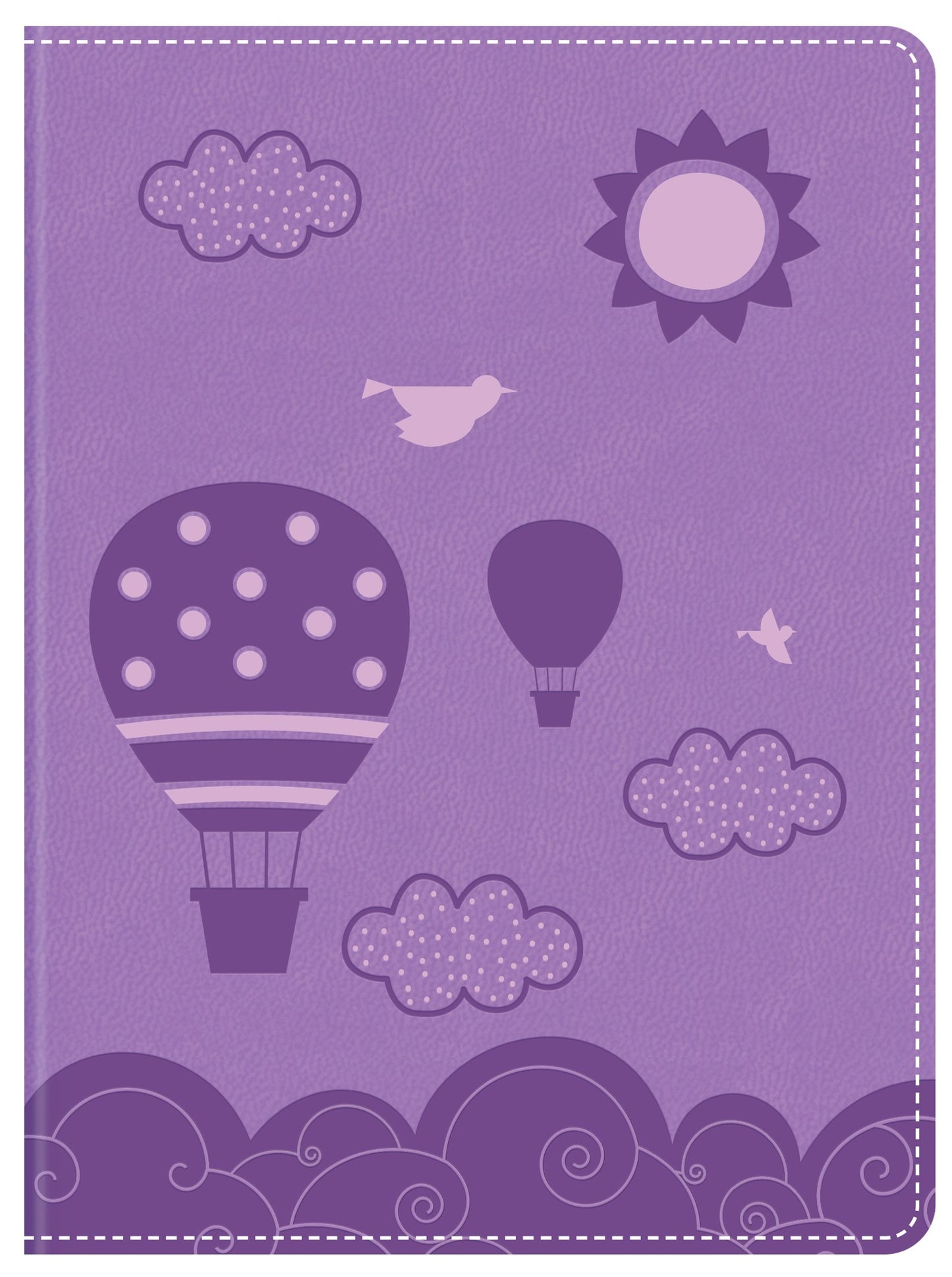 KJV Simplified Bible: The Daily Wisdom For Girls Devotional Bible-Lavender Balloons DiCarta