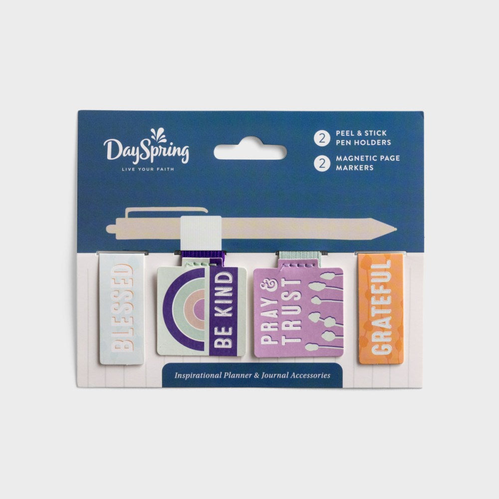Page Marker/Pen Holder Set-Blessed