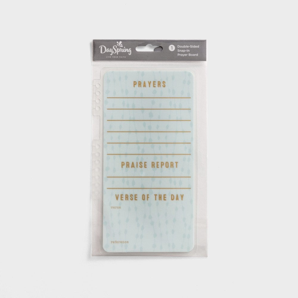 Prayer Board-Aqua/Gold