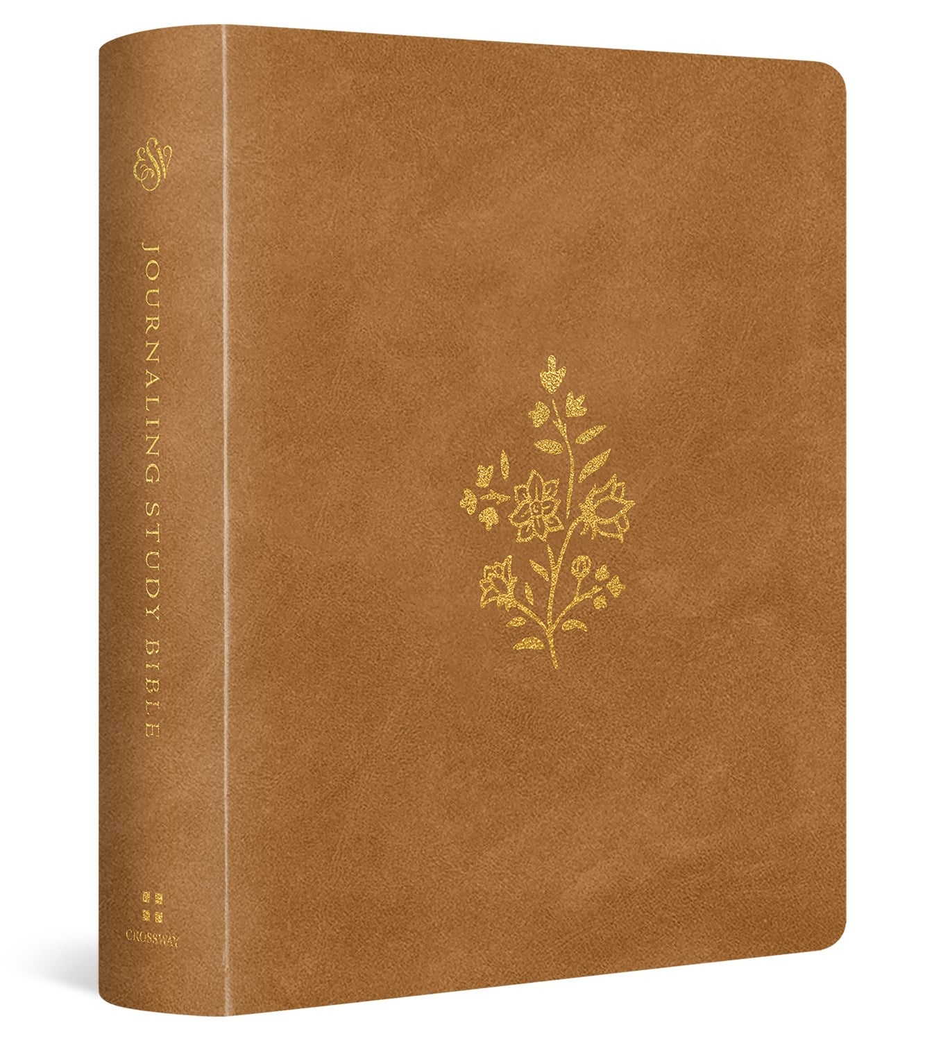 ESV Journaling Study Bible-Nubuck Caramel TruTone