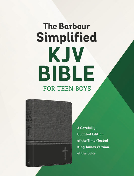 KJV Simplified Bible For Teen Boys-Black Imitation Leather