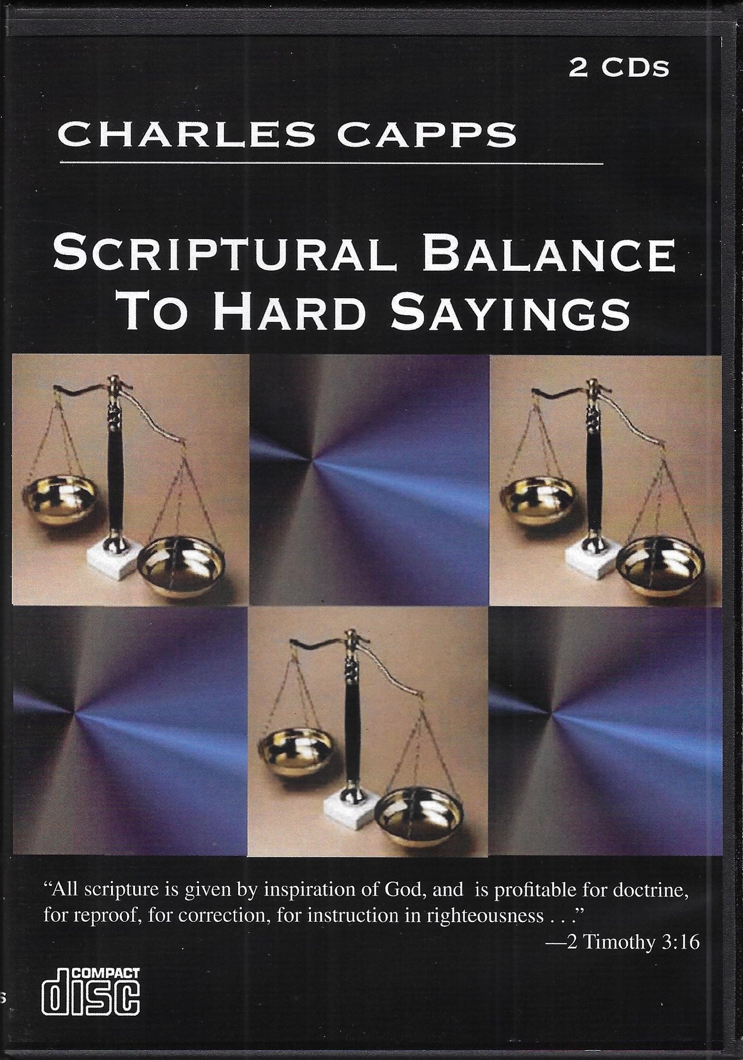Audio CD-Scriptural Balance To Hard Sayings (2 CD)