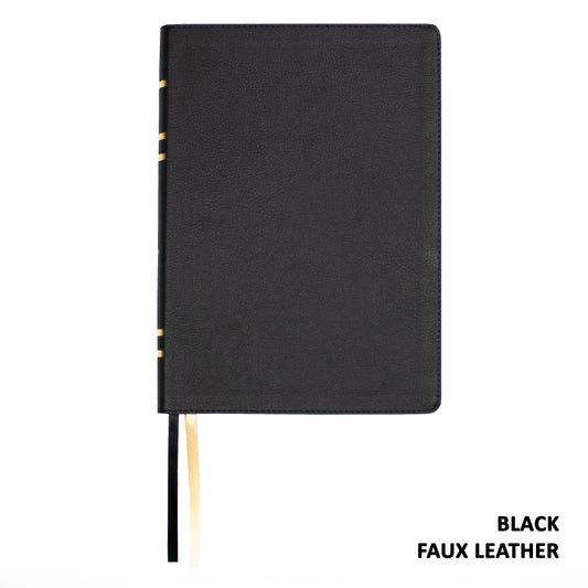 LSB Giant Print Reference Edition  Black Paste-Down Faux Leather