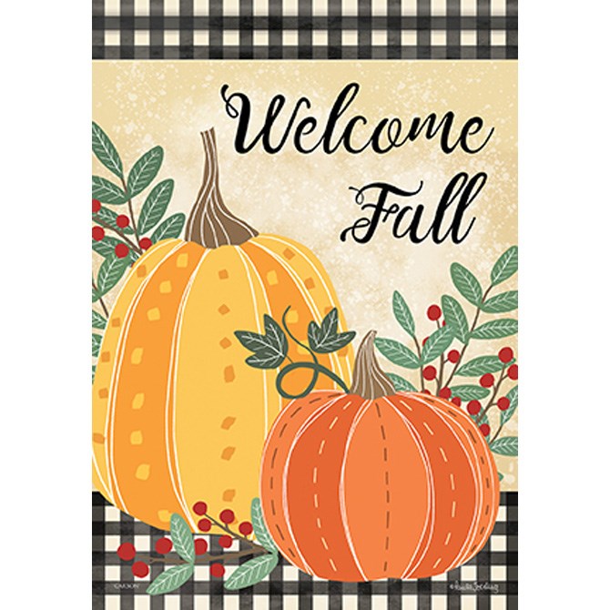 Flag-Garden-Durasoft-Graphic Pumpkins (12.5" x 18")