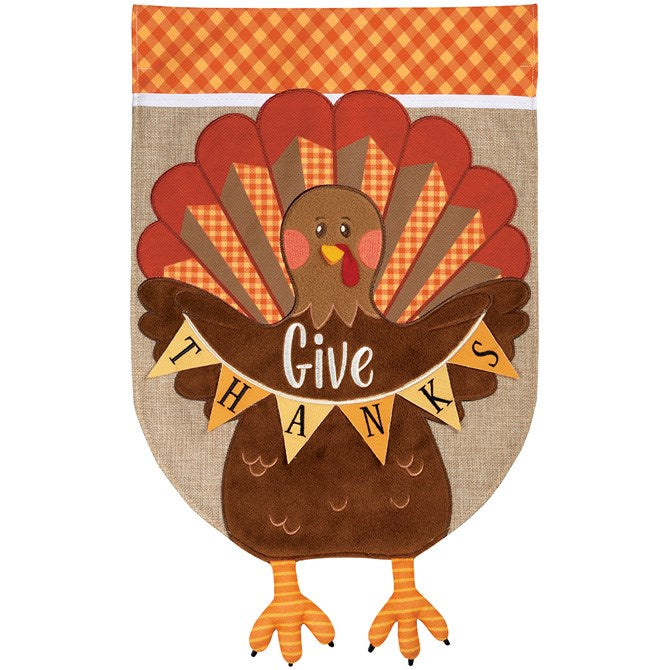 Flag-Garden-Applique-Turkey (12.5" x 18")
