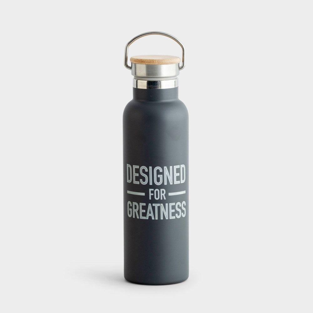Water Bottle-Designed For Greatness (20 Oz)