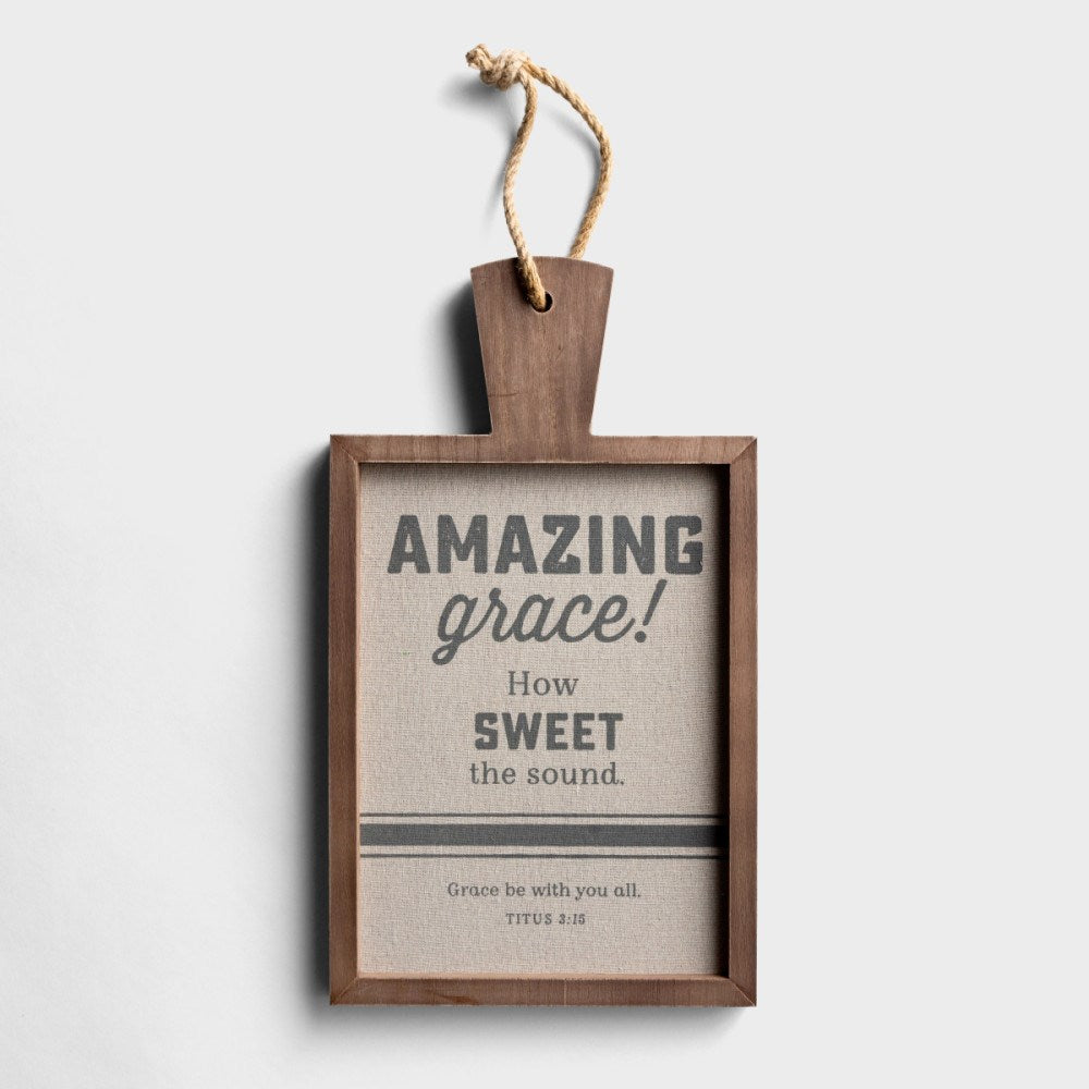 Wall Decor-Amazing Grace (18.875" x 10.75") (Titus 3:15)