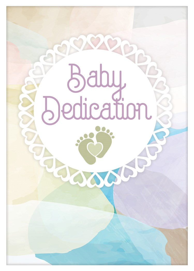 Certificate-Baby Dedication (5x7 Foil Embossed) (Proverbs 22:6 NIV) (Pack Of 6)