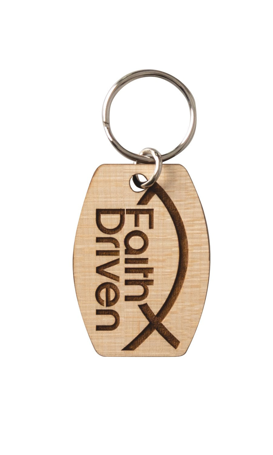 Lasered Keychain-Faith Driven