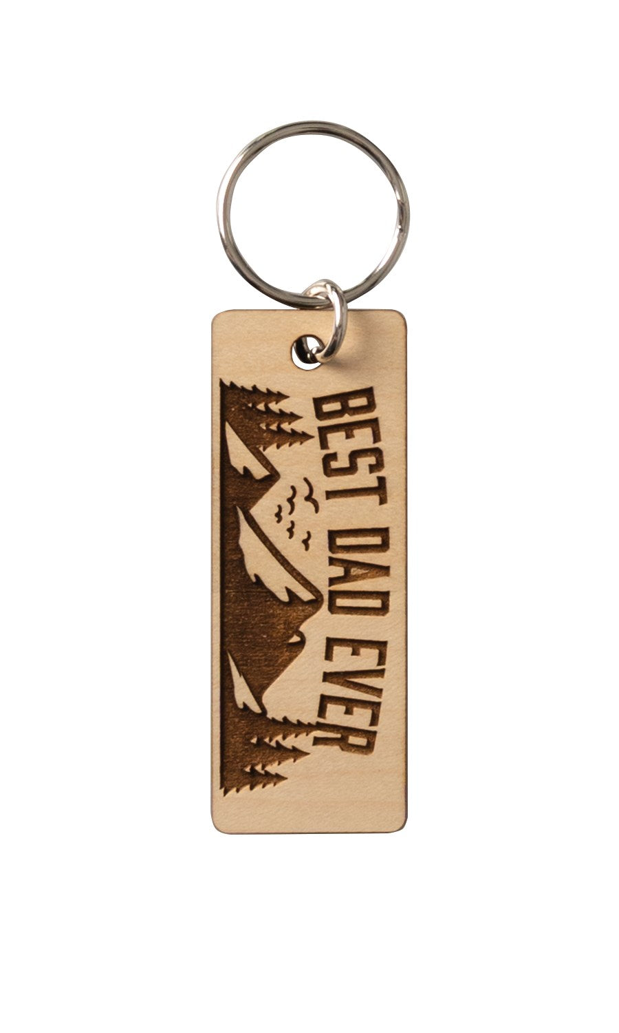 Lasered Keychain-Best Dad Ever