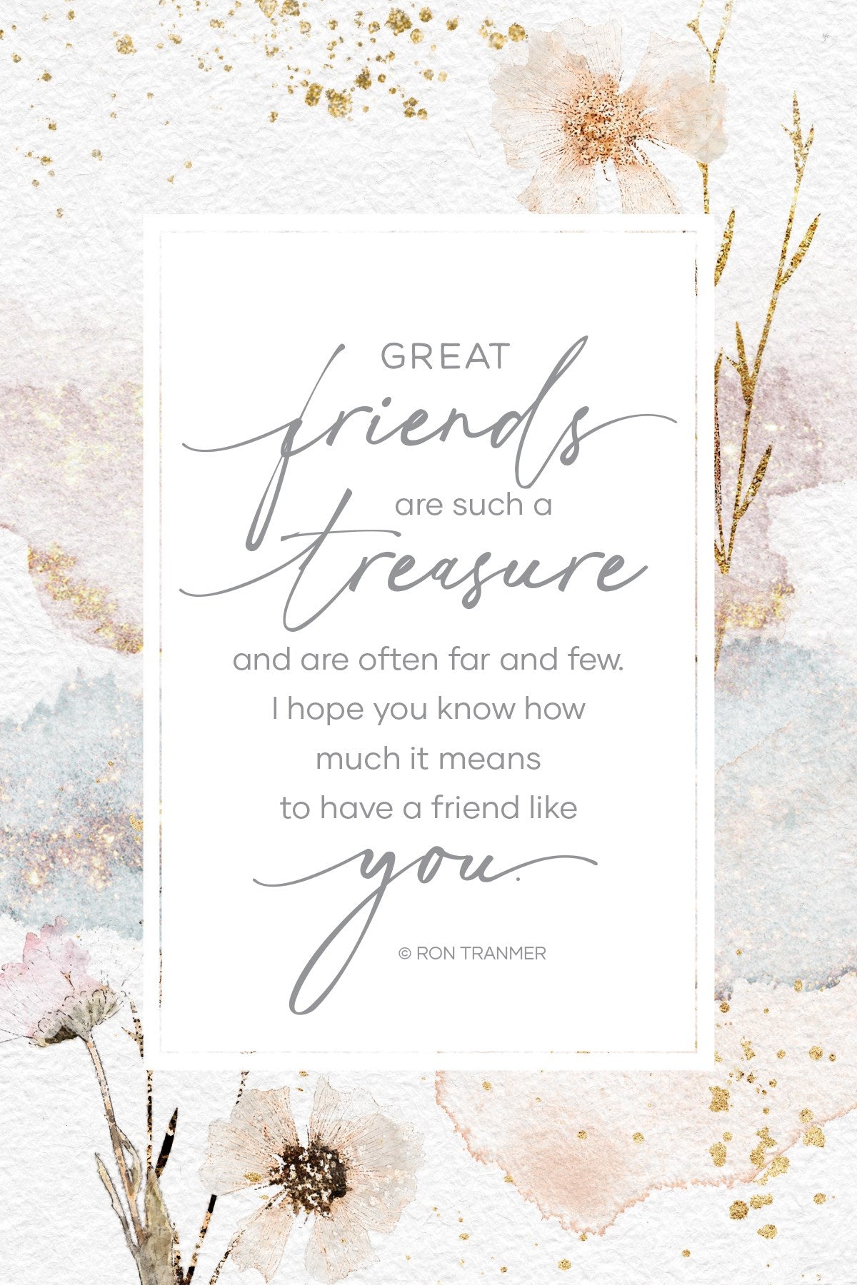 Plaque-Everyday-Great Friends (6 x 9)
