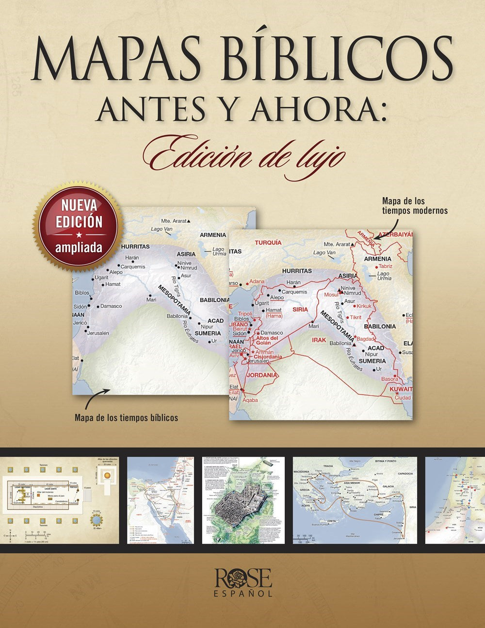 Mapas Biblicos Antes y Ahora: Edicion de Lujo (Deluxe Then And Now Bible Maps!)