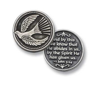 Pocket Token-Holy Spirit (Pack Of 12)