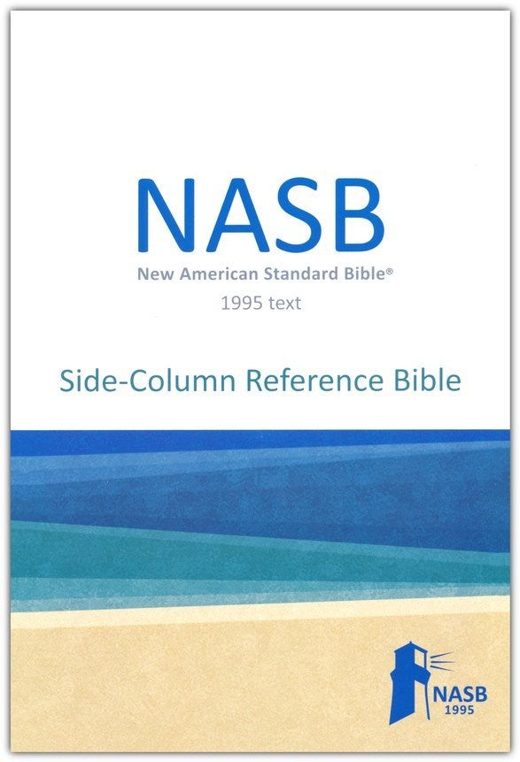 NASB 1995 Side-Column Reference Bible-Brown Leathertex