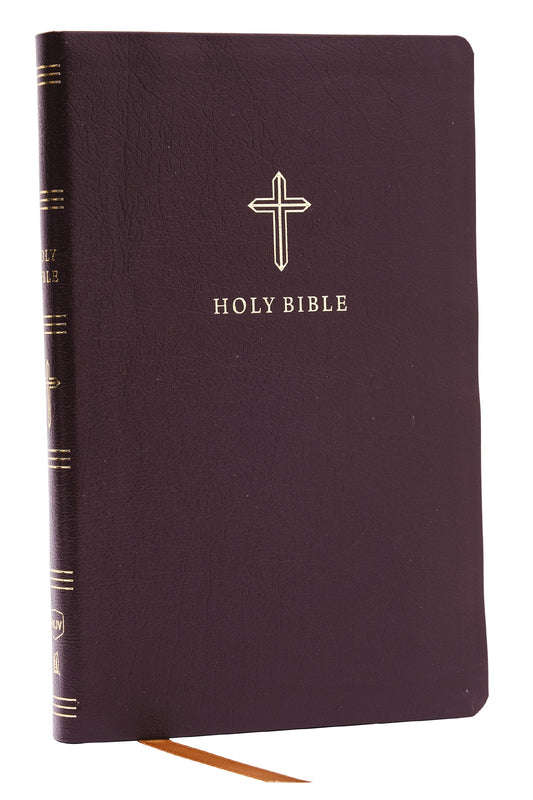 NKJV Ultra Thinline Bible (Comfort Print)-Burgundy Bonded Leather