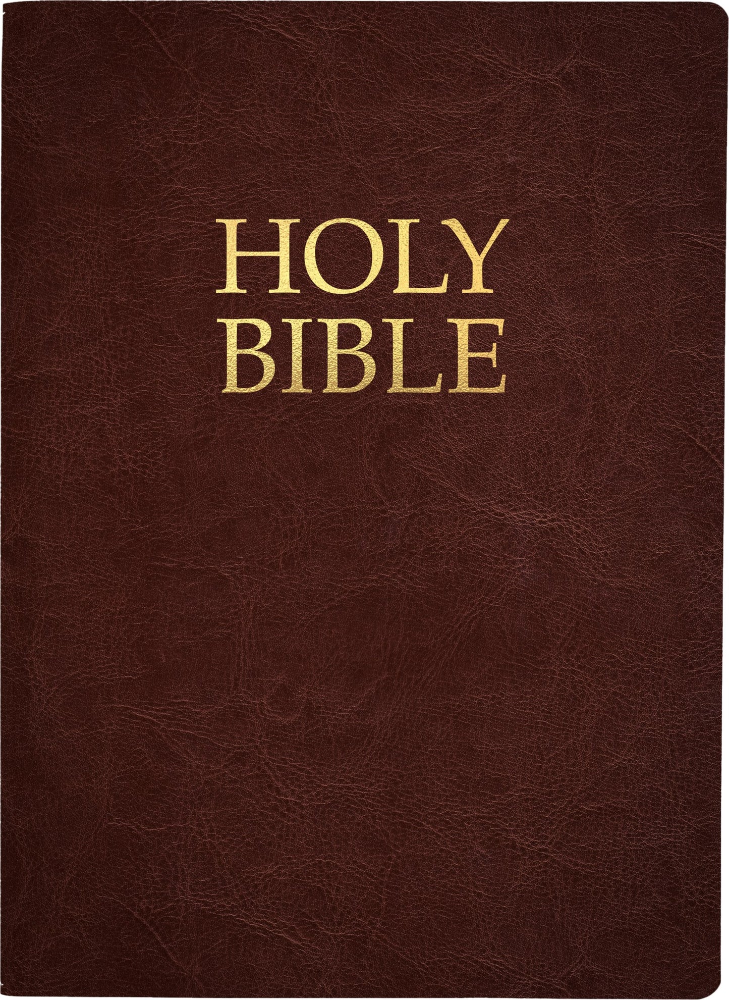 KJVER Holy Bible Large Print-Dark Mahogany Genuine Leather Indexed