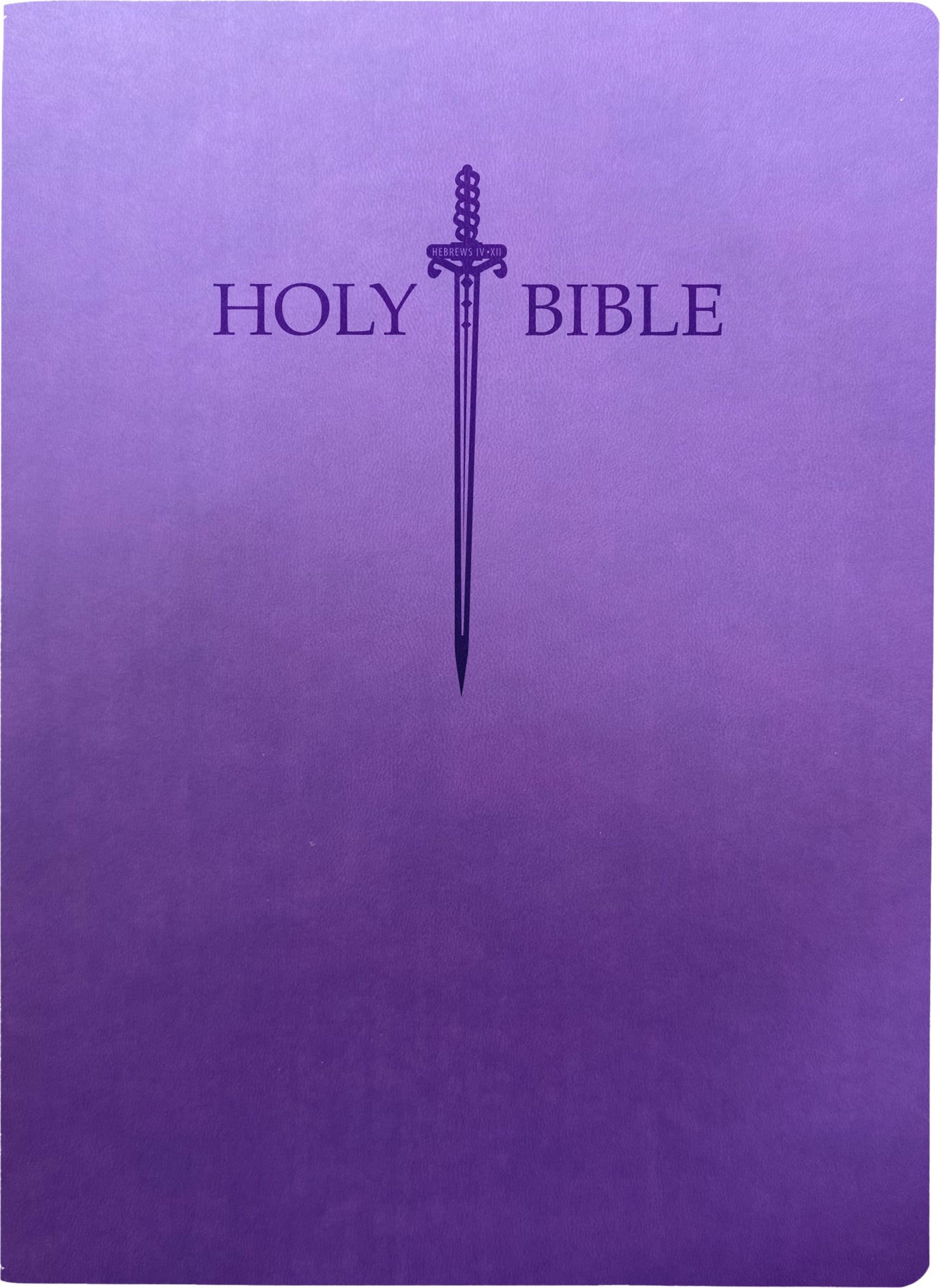 KJVER Sword Holy Bible Large Print-Royal Purple Ultrasoft Indexed