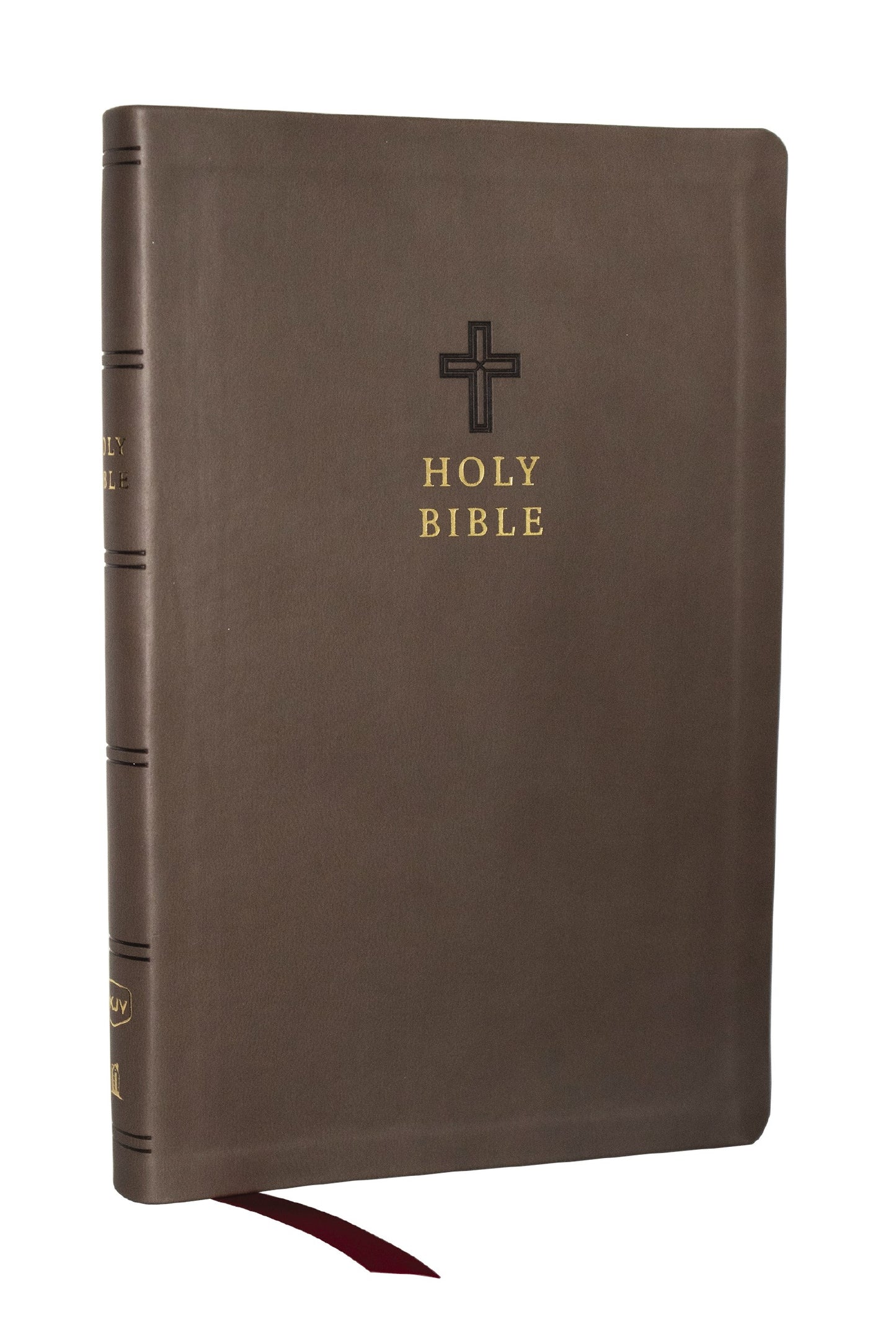 KJV Value Ultra Thinline Bible (Comfort Print)-Charcoal Leathersoft