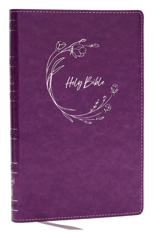 NKJV Ultra Thinline Bible (Comfort Print)-Purple Leathersoft