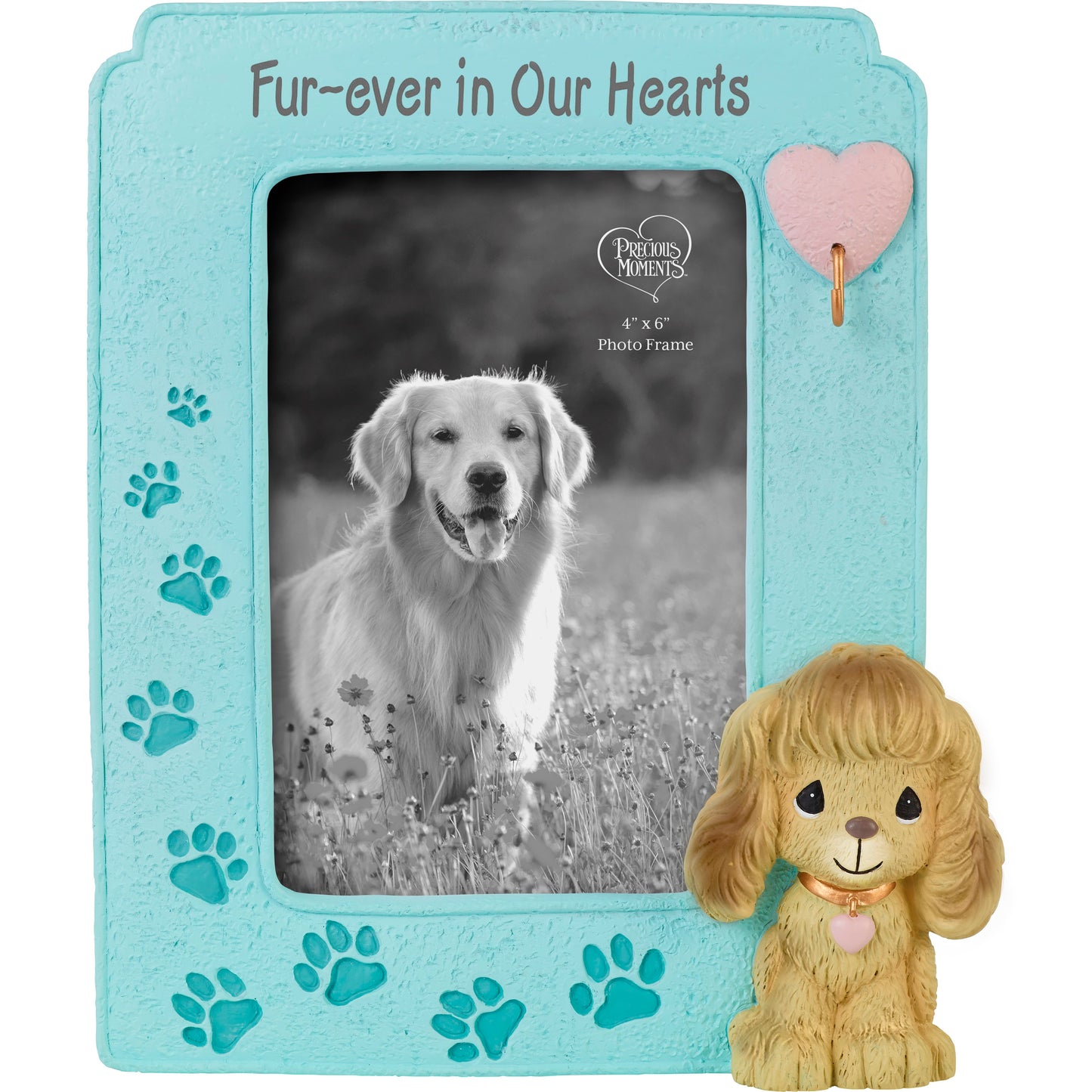 Photo Frame-Fur-ever In Our Hearts (Holds 4x6 Photo) (8.25"H)